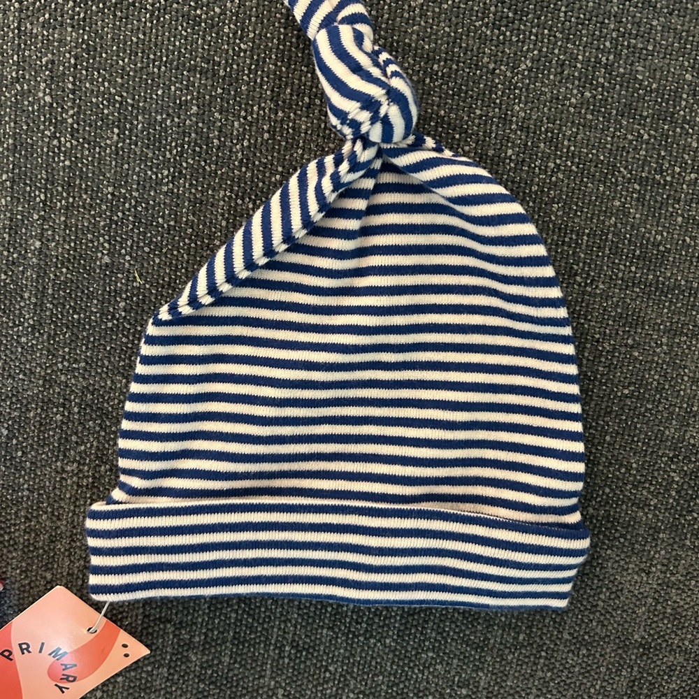 NWT Primary striped baby hat